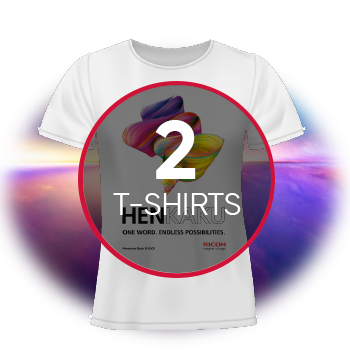 Imprimante directe textile : Ricoh Ri 2000 3 Vous imprimez 2 T-shirts par jour