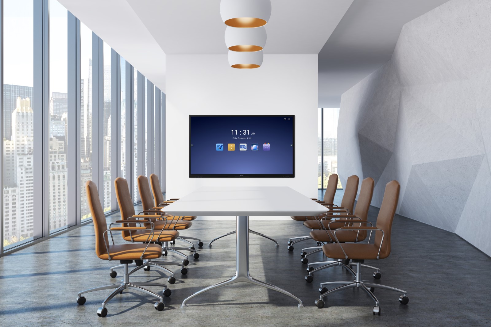 Lancement des nouveaux écrans plats interactifs Ricoh A6500 – A7500 – A8600 2 Bureau hybride