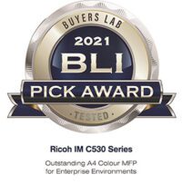 BLI-IM-C530 Ricoh Pick Award 2021 IM C530